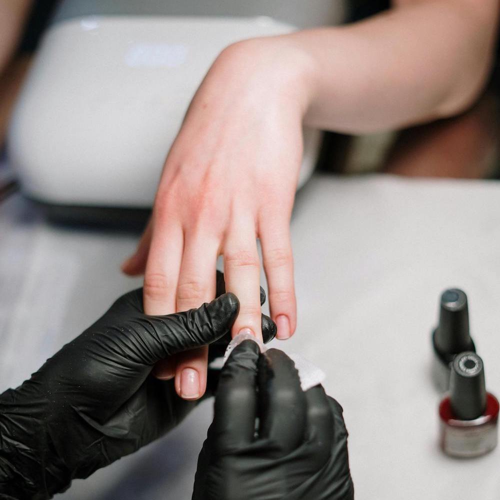 Perfect polish application for elegant and well groomed hands