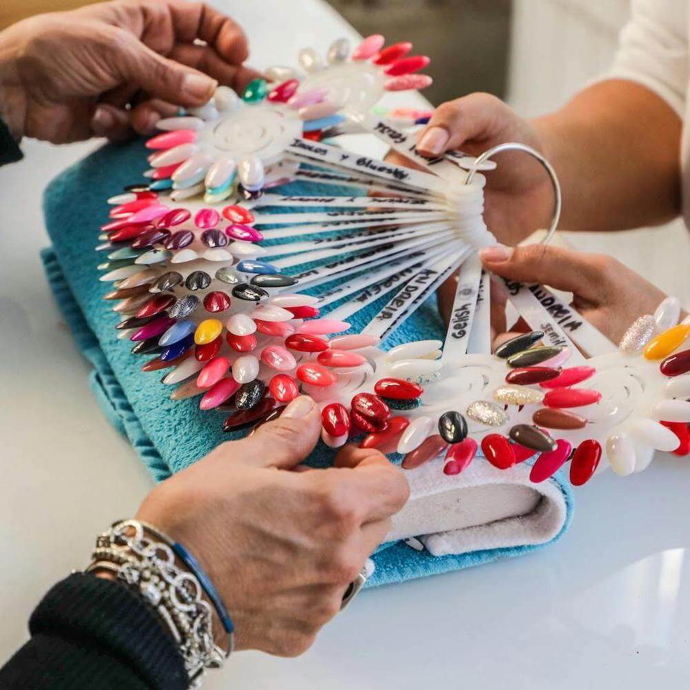 Professional sculpted nail extensions and precision shaping for Nail Art and Extensions Bali at Solve Sana