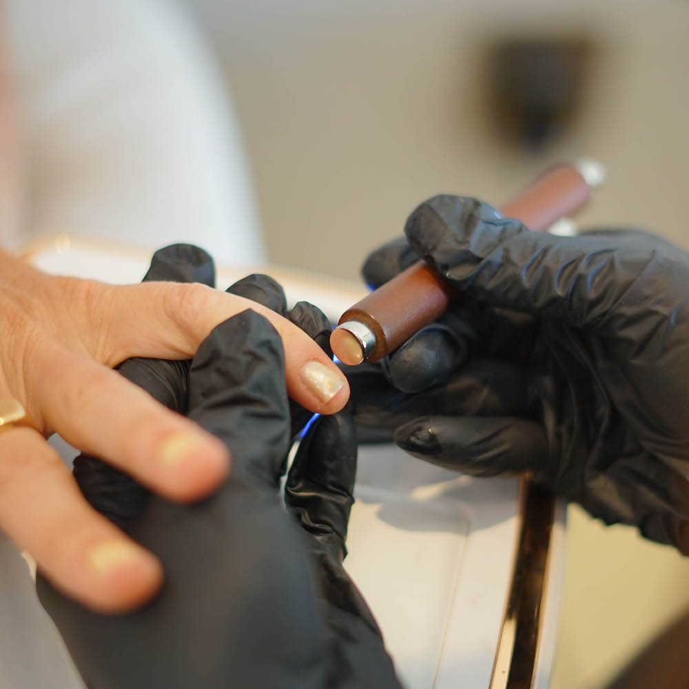 Perfect polish application for elegant and well groomed hands